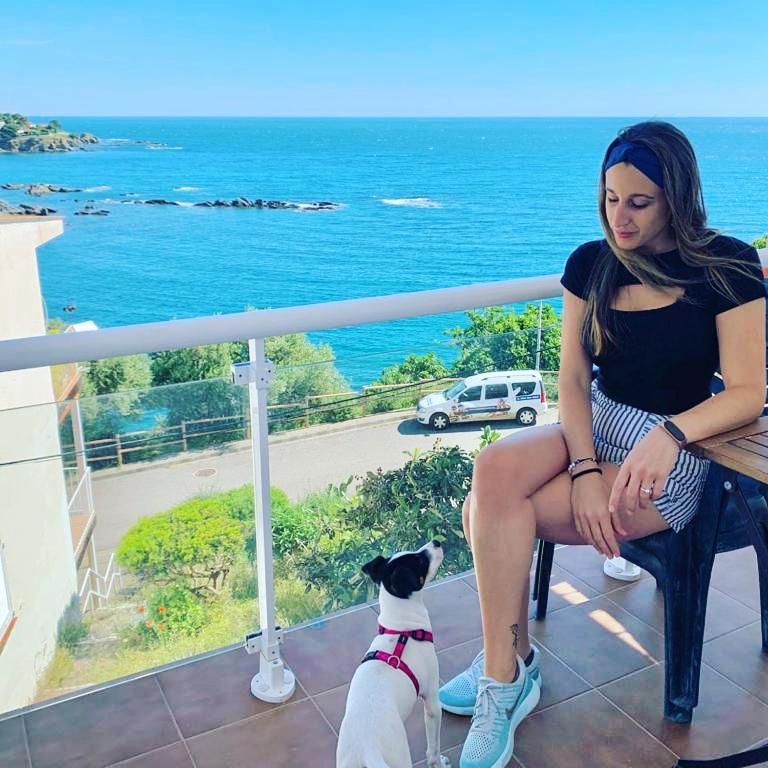 Apartamento Ca la Nuri vistas al mar Llançà Exterior foto